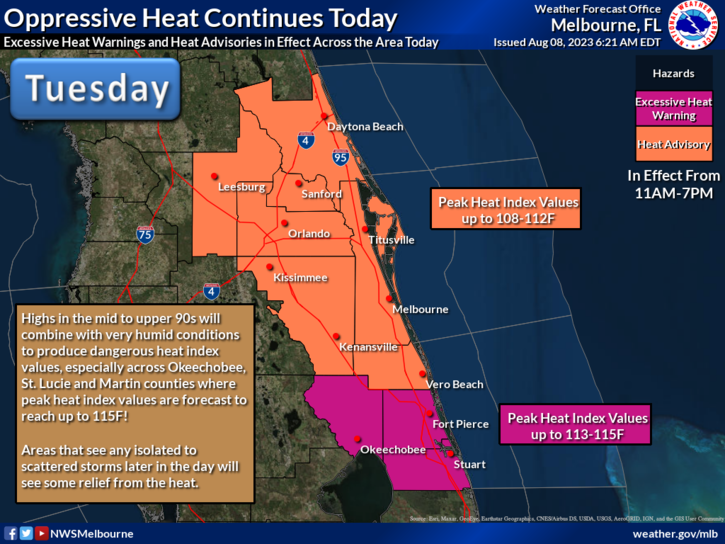 lakeemergency's tweet photo. ALERT:  a high heat index is expected through the week. Monitor your time spent outside and drink plenty of water to remain hydrated. For extreme heat tips and information, visit https://t.co/DlFSZ0rJKU https://t.co/yRqQeIxBeh