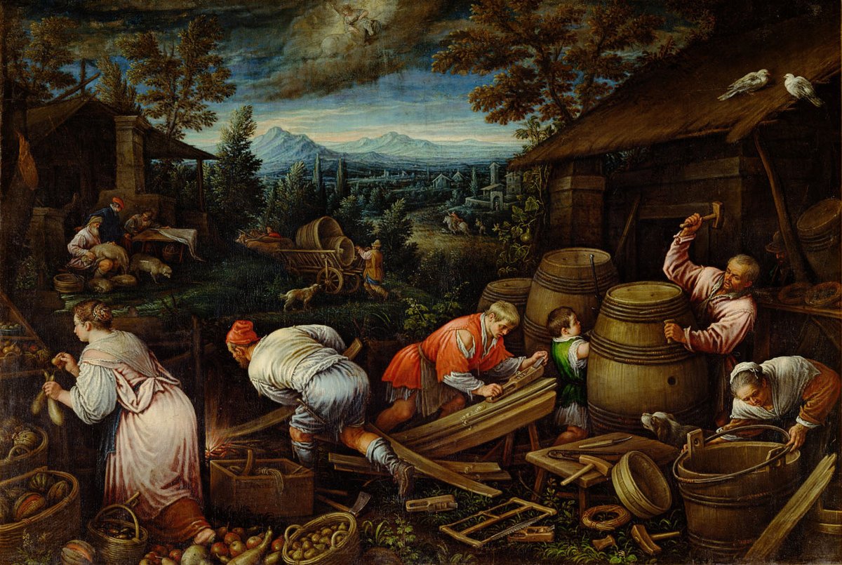 Bientôt les vendanges !
LES SAISONS, LE MOIS D'AOÛT, Leandro Bassano, c. 1595/1600 - Kunsthistoriches Museum, Vienne
musee-virtuel-vin.fr/de-vigne-en-ve…
