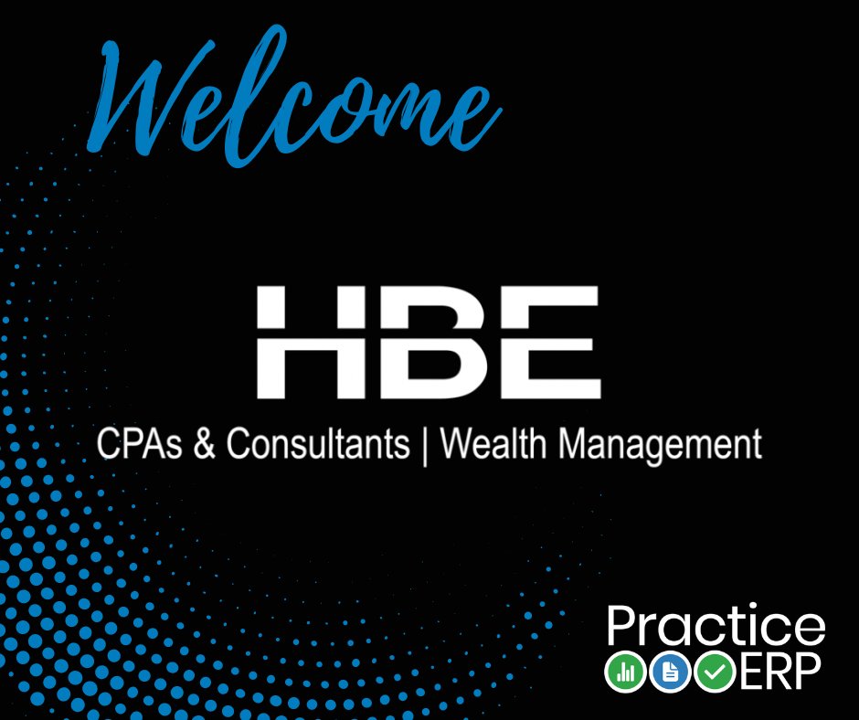 ErpPractice's tweet image. We are excited to welcome HBE LLP to PracticeERP! 👏

We look forward to celebrating the continued success of your team. #erpsimplified