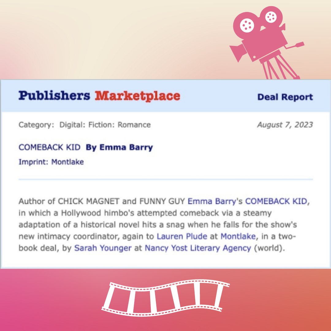 I can finally share my career news: I get to write more books!!!! 💜🎉🍾🥳