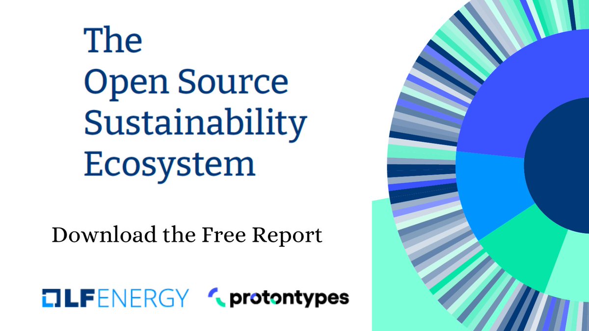 LFE_Foundation's tweet photo. New report from LF Energy and @protontypes explores the #opensource ecosystem for #sustainability projects. Download the full report at https://t.co/ELvMvlvwsu #lfenergy #energy #utilities #energytransition #decarbonization #climatetech https://t.co/Kpl54JrJ1o