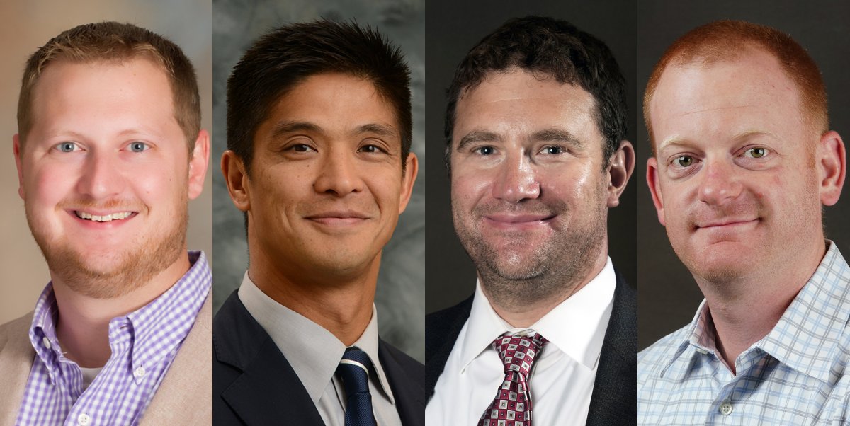 Please join us in welcoming new faculty leadership in the AgEcon Department - <a href="/bradybrewer/">Brady Brewer</a> MS-MBA Director; <a href="/JoeBalagtas/">Joe Balagtas</a> Interim Director <a href="/cfdas_purdue/">Center for Food Demand Analysis & Sustainability</a>; Jake Ricker-Gilbert, Interim Associate Department Head; and <a href="/carson_reeling/">Carson Reeling</a> incoming Interim Graduate Chair.