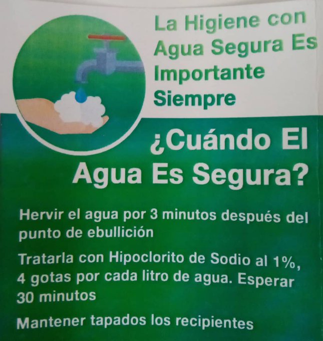 YoelCepeda3's tweet photo. Agua segura importante siempre. #CubaPorLaVida #SanctiSpíritusEnMarcha #VeranoConAmor https://t.co/8oEaZDeHWK