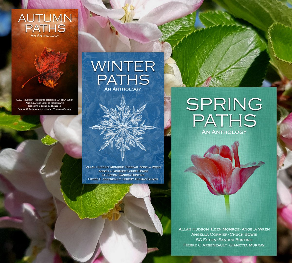 AngelaWrenAuthr's tweet photo. #NewBookAlert
A new sibling is joining the Paths anthologies very soon. Today I can reveal the cover of the new book. Details on my blog... https://t.co/A4pO3aqwQu
📚📔#Writing #ShortStories @hudson_allan @BowieChuck @PierreCArsent #AutumnPaths #WinterPaths #SpringPaths https://t.co/2FriIlCzQ5