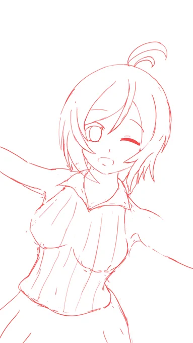他にやることあるんだけどこれはやらなきゃいけないと思って久しぶりに描きはじめる