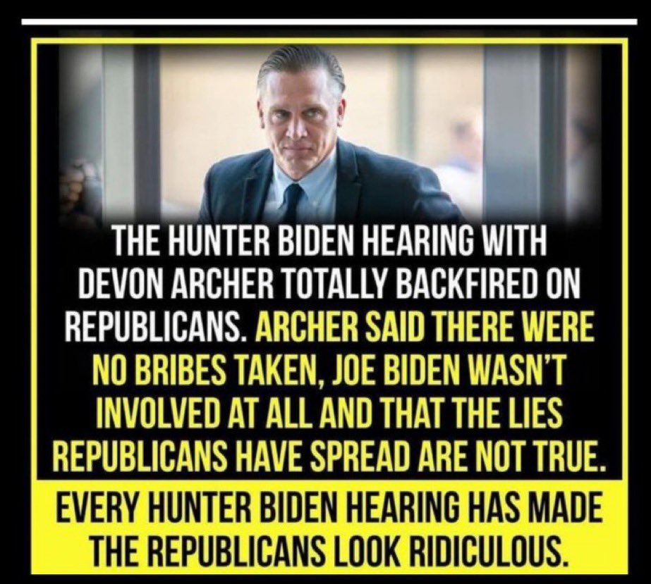 GabenskiJc's tweet photo. @RepStefanik There is no bombshell to report on.
You try to blame the media for not covering your nothing burger??
Did you fall and hit your head??
Archer has zero knowledge of the Biden’s business dealings.
#ReadTheTranscript https://t.co/jR4aayHx71