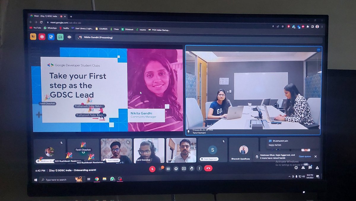 amburedev's tweet photo. GDSC orientation day 1 🥳🥳🎊

@GoogleDevsIN https://t.co/0P4vyDD6id
