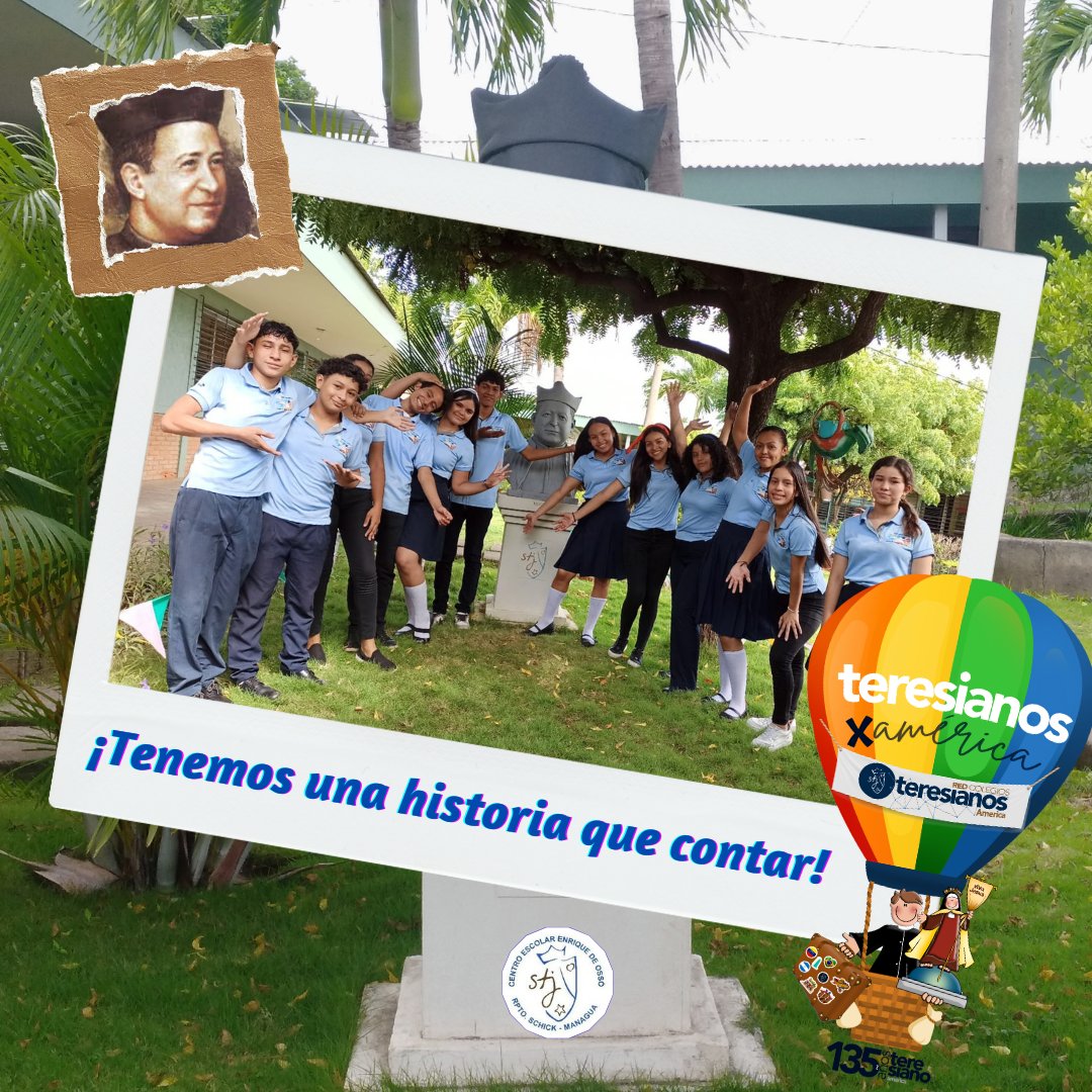 EnriqueReparto's tweet photo. El próximo día 15 de agosto se publicará,  en la página de la Red de Colegios teresianos de América el video de nuestro Centro Escolar.
Como preparación les invitamos a recorrer juntos y juntas nuestra historia.
#Relaciones
#ColegiosTeresianosSTJPaz
#CoresponsableEnelCuido https://t.co/jfsJ52pJ94