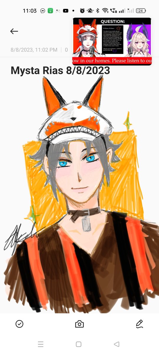 kurei_w's tweet photo. #MystaLive #MystArt drawing mysta on my notes app https://t.co/Wv5sqsxN5v