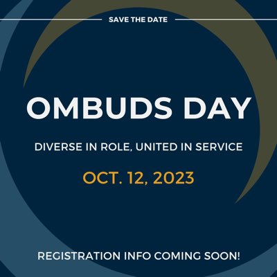 Ombuds Day: October 12, promoting ombuds awareness tweet media