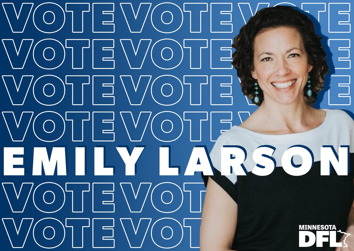 MinnesotaDFL's tweet photo. Duluth residents, get out and vote for @LarsonForDuluth and your other local DFL-endorsed candidates today! 

Find your polling place at https://t.co/FvEisFXD9t and be sure to remind your friends and family to vote too! https://t.co/bIOfMCfxl0