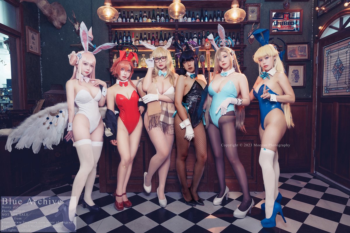 MoeganPhoto's tweet photo. Blue Archive - Bunny style
CN/
Mika - @skauramomo 
Neru - 野兔
Asuna - @shuoshuo_966 
Karin - @cindychi_88 
Akane - 茹茹
Toki - 三三
Photo by Moegan Photography
-
Copyright © 2023 Moegan Photography.
All rights reserved.
#BlueArchive https://t.co/6Hos8fKiBP