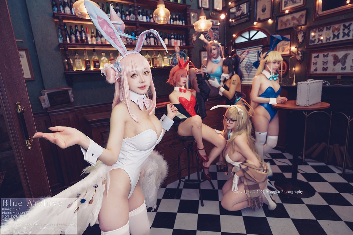 MoeganPhoto's tweet photo. Blue Archive - Bunny style
CN/
Mika - @skauramomo 
Neru - 野兔
Asuna - @shuoshuo_966 
Karin - @cindychi_88 
Akane - 茹茹
Toki - 三三
Photo by Moegan Photography
-
Copyright © 2023 Moegan Photography.
All rights reserved.
#BlueArchive https://t.co/6Hos8fKiBP