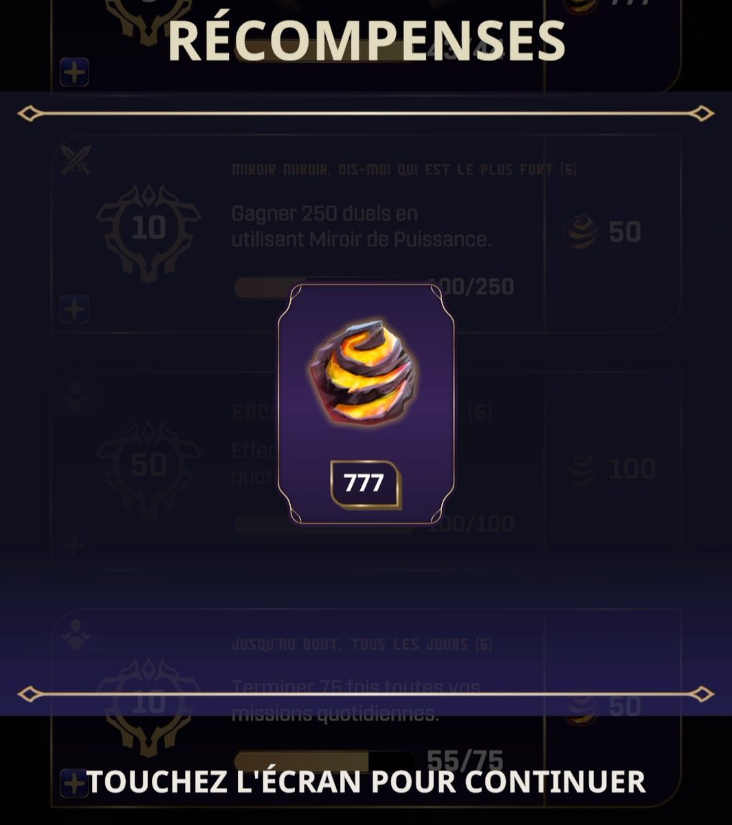 ✅ On sait tous qui se cache derrière le choix de cette récompense n'est-ce pas? ... 👀 😉

#crosstheages #nft #web3Gaming