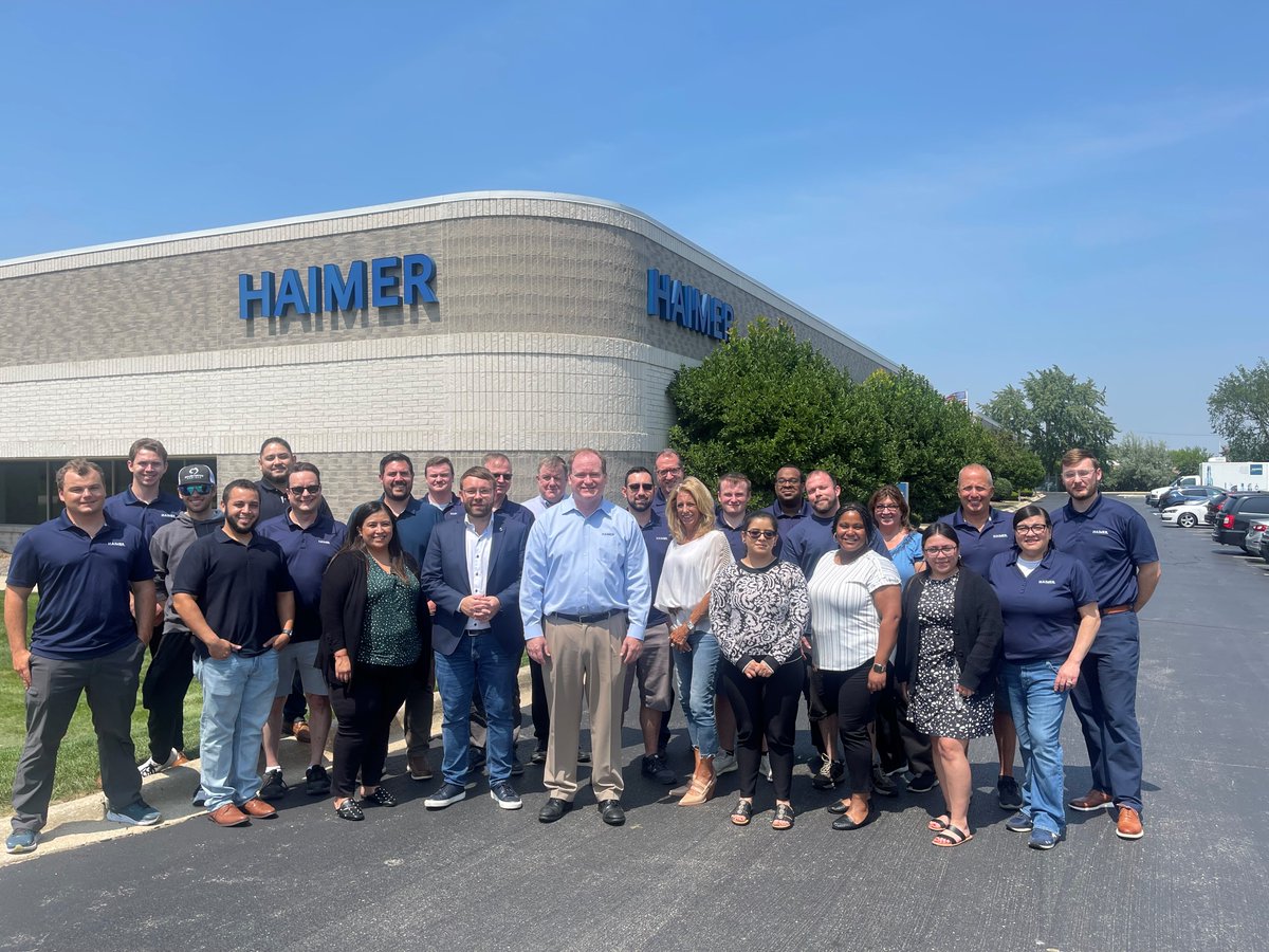 HAIMERUSA's tweet image. Andreas Haimer, President of the Haimer Group, paid a special visit to Haimer USA this past Friday! 

Our team had an amazing time catching up and sharing a delicious lunch together.

#HAIMER #Qualitywins #Innovationtechnology #Manufacturing