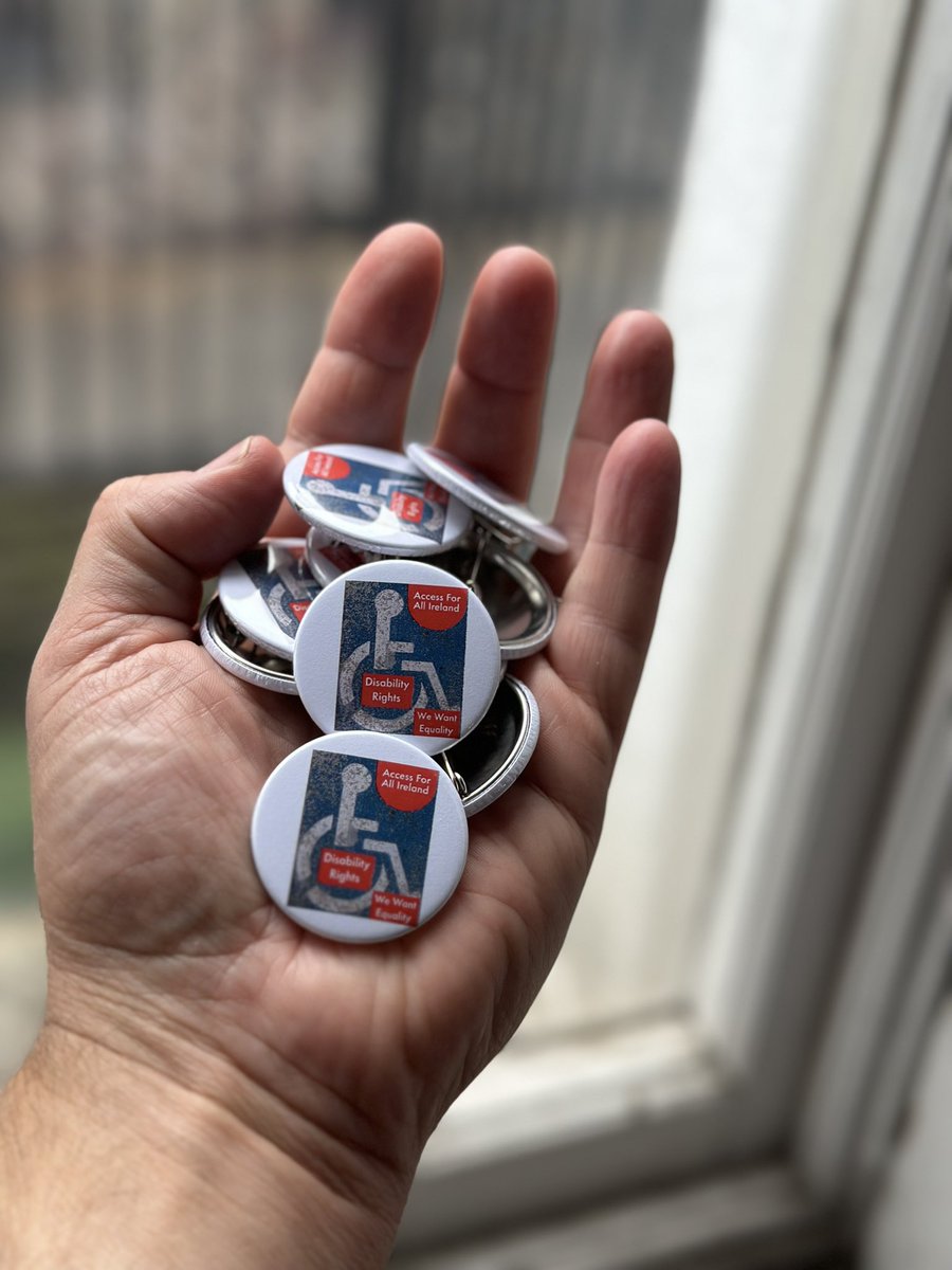 AccessForAll7's tweet image. We just received a batch of our newest badges! 

If you see us please ask us for one and you can wear it proudly! 

#Disability rights, that’s what we want!!

#Disability equality, that’s what we need!!

#Disability awareness, that’s what we expect!!

#EnoughIsEnough