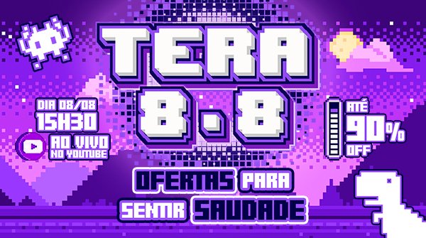 Oie, passando pra avisar vocês que hoje a <a href="/Terabyteshop/">Terabyte</a> vai fazer uma live mega especial divulgando grandes promoções no site.

Clique no Link e se prepare! 😉 🔗youtu.be/8Y9rkXzSAXQ

#Terabyte #Live #Tera8do8 #promocao #oferta #pc #pcgamer #gamer #hardware