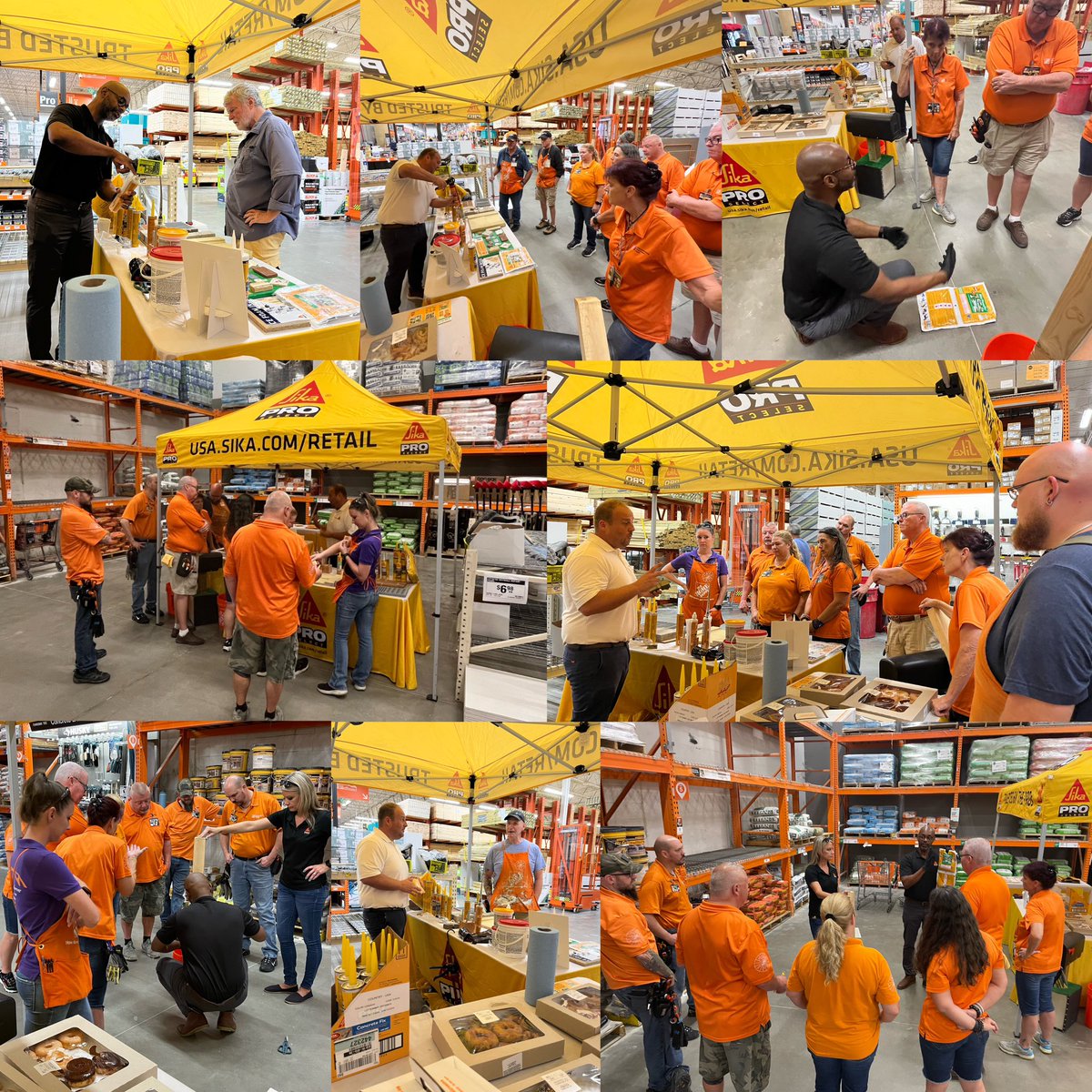 Sika Roadshow time!! 🎉🎉🎉 Today we are set up at Home Depot #1855 in Port Charlotte Florida.  Stop out for free lunch, giveaways and live product demonstrations. #Sika #SikaProSelect #HomeDepot #FixItOnce