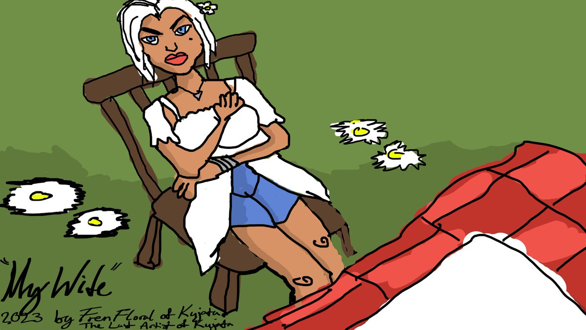 "My Wife" by Fren Floral of Kujata The Last Artist of Kujata

#FF14ARTIST #HANDDRAWN #ARTISTS #FINEARTS #FINEARTIST #LALAFELLMASTERRACE