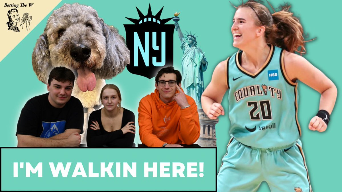 BettingTheW's tweet photo. Betting The W was back in the New York groove over the weekend! And we couldn’t hit the Big Apple without sitting down with our good friend @drmataya of @herhoopstats! Check out our conversation now! #BettingTheW https://t.co/ltOgcopbAZ