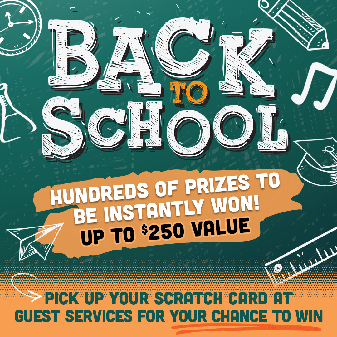 Back to School starts today at Aberdeen Mall! Drop by Guest Services to pick up a scratch card for your chance to instantly win a prize up to $250 value! For full details visit: aberdeenmall.ca/promotions/abe…
