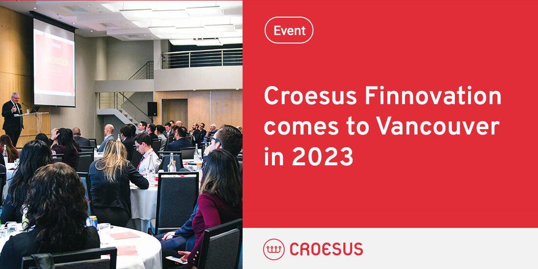 This year’s #CroesusFinnovation #WealthManagement technology conference will take place in Vancouver on October 12, 2023. Read the launch press release here: bit.ly/47zXGXJ
#TechTrends #TechInnovations #DecisionMaking #Privacy #OpenBanking #OpenFinance #OpenWealth