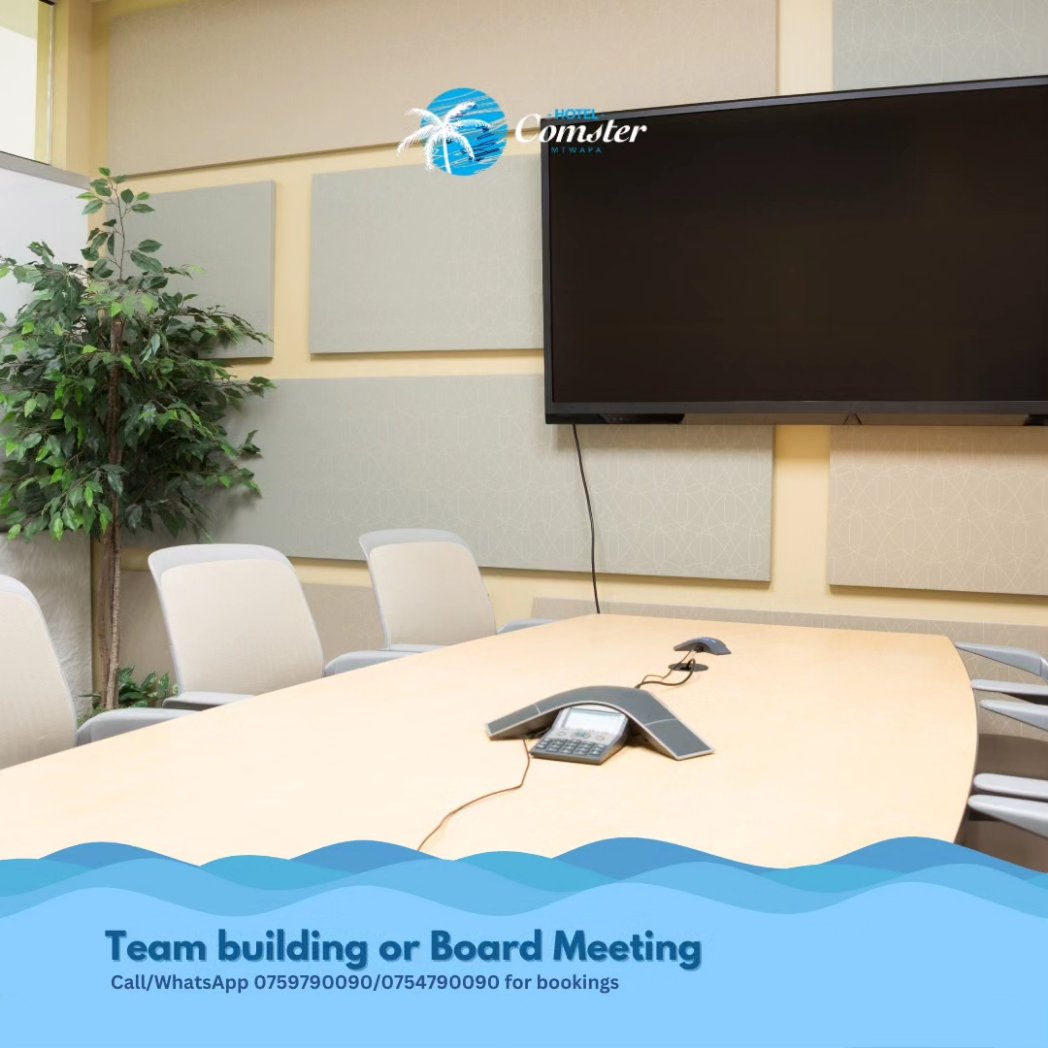 HComster's tweet photo. It's a done deal! 🤝

With the backdrop of the swimming pool 👙☀️🌴and our amazing bars and restaurants🥓🍻🍹🍖, we'll give you the perfect setting for your business and pleasure needs 😉

Book our conference room today!
📲Call/WhatsApp us at 0759790090/0754790090

Karibu 🌴💙☀️ https://t.co/ejiR1wG16c