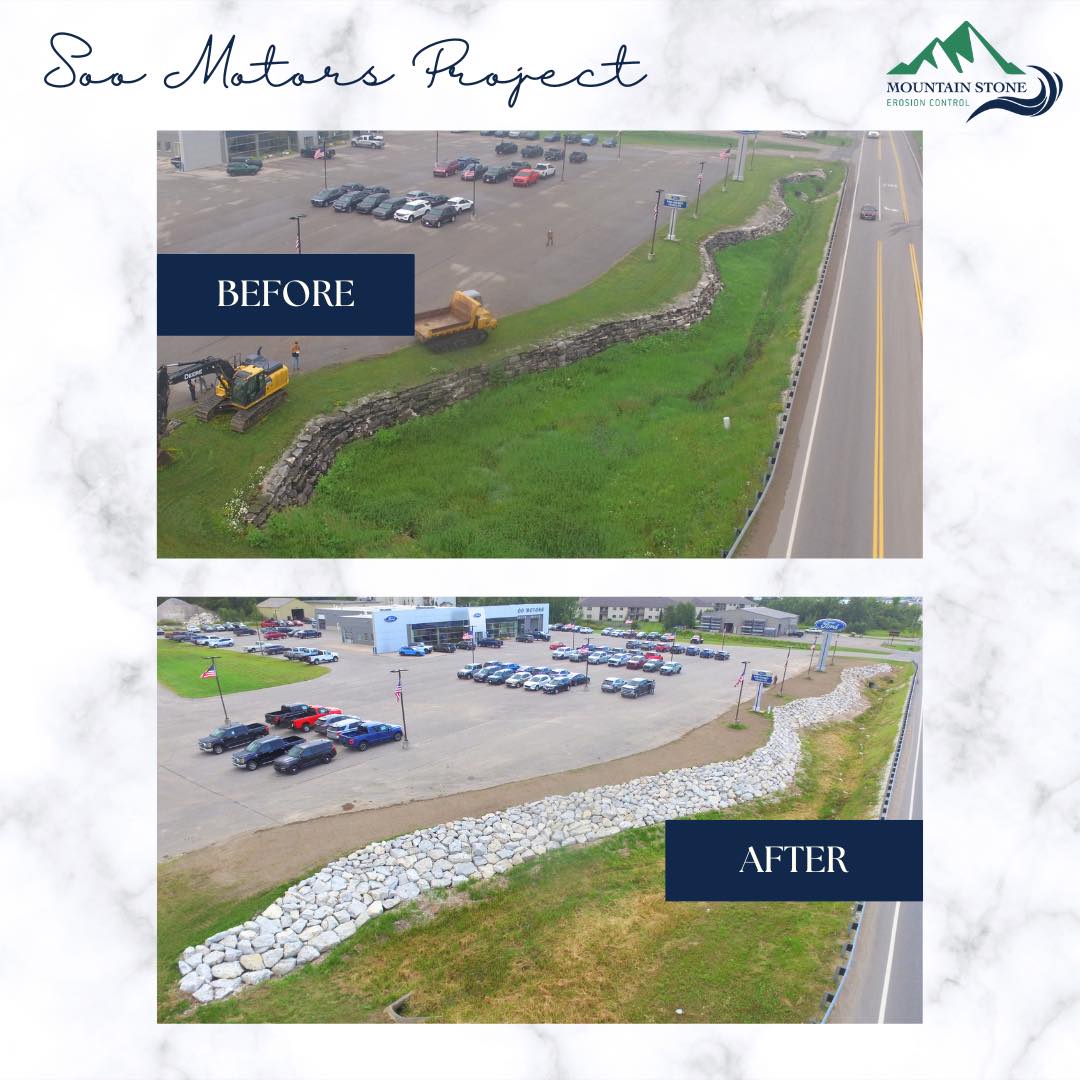 MIbreakwalls's tweet photo. Completed project at Soo Motors in Sault Ste. Marie, MI
#Ford #breakwall #Excavation #PureMichigan https://t.co/L6vwcj3VLs
