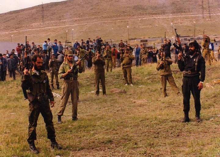 "ANA" (Armée nationale arménienne) à Gyumri, 1992.