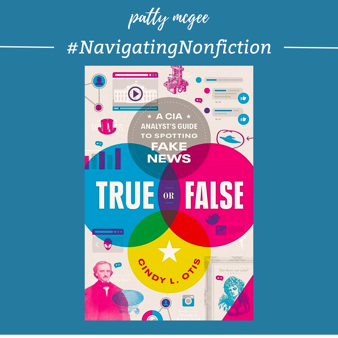 pmgmcgee's tweet photo. #NavigatingNonfiction - This month, I will be highlighting True or False: A CIA Analyst's Guide to Spotting Fake News, in which a former CIA analyst unveils the true history of fake news and gives readers tips on how to avoid falling victim to it. Explore: https://t.co/mkkuwVW6C2 https://t.co/YEV4UIq839