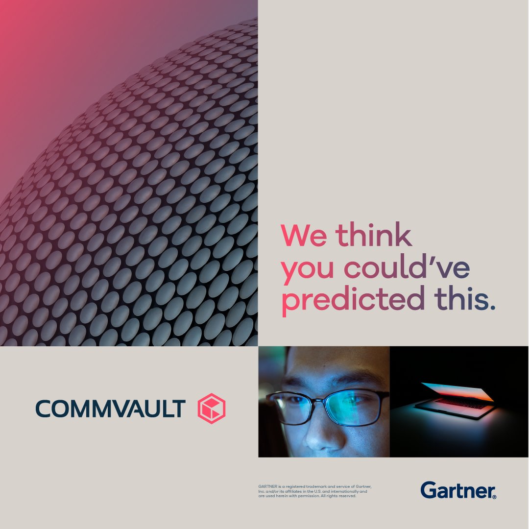 We’d say, “thanks a bunch” but we’re way past that! Thanks a DOZEN! #Commvault has been named a Leader in the 2023 @Gartner_inc Magic Quadrant™ for Enterprise Backup and Recovery Software Solutions for the 12th Consecutive Time.