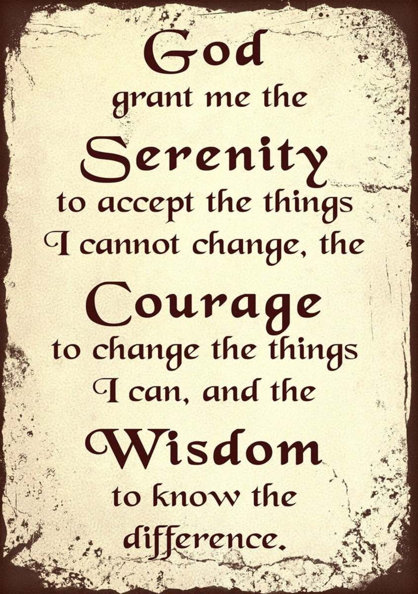 Inspiration &amp; More on X: &ldquo;God grant me the serenity to accept the 