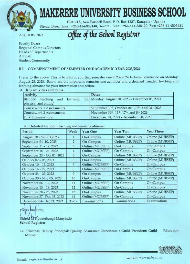 Makerere University Business School tweet media