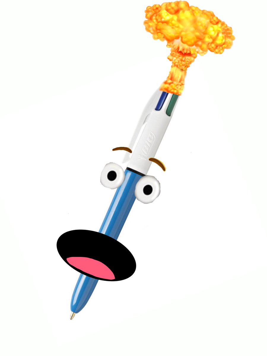 LilObitoLx's tweet photo. Mon stylo 4 couleurs chokbar de BZ en voyant la main du 3arbi sans capuchon rentrer dans ma trousse : https://t.co/QizNkK755e
