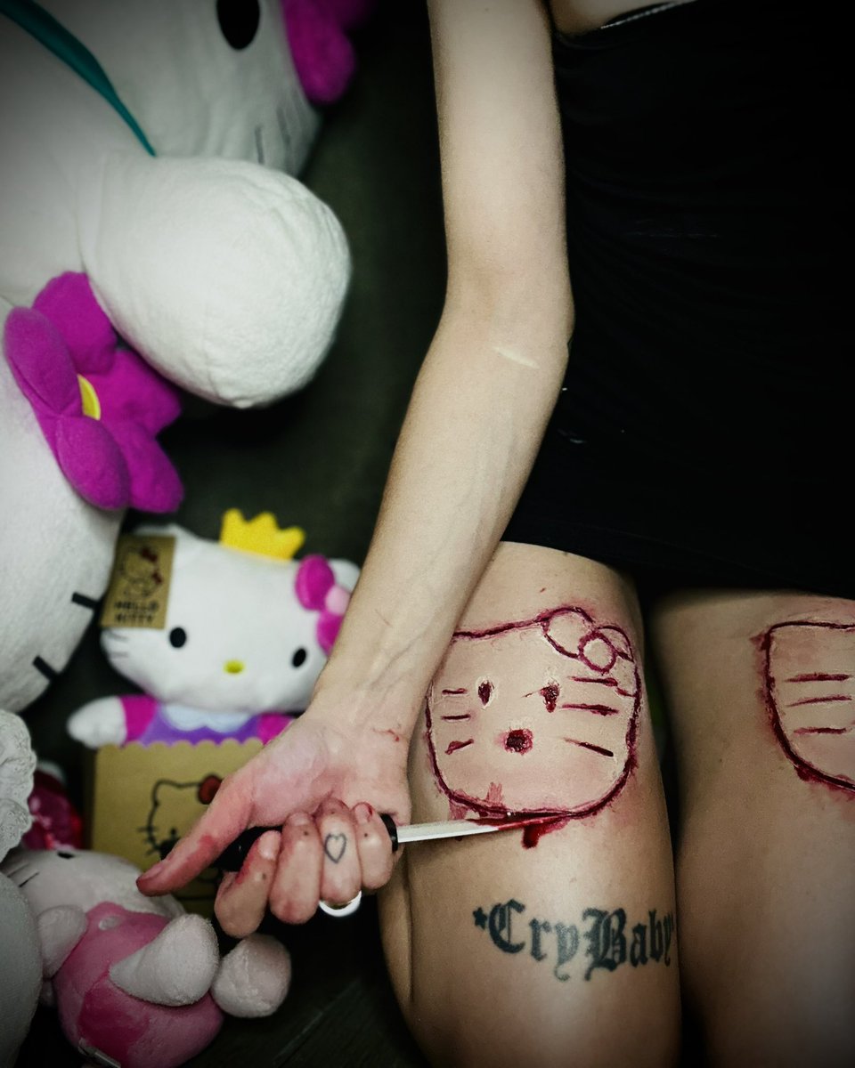💔 Hell kitty 💔

The post banned from IG :/

#sfx #makeupsfx #fakeblood #fakeknife #fakescar #horror #creepy #hellokitty #hellkitty #sanriocreepyedition