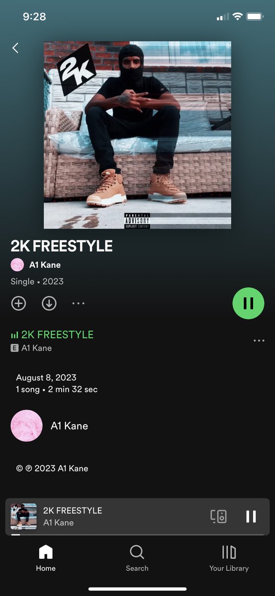A1KANE__'s tweet photo. We On SPOTIFY! 💛
#IndependentArtist #2KFREESTYLE https://t.co/7FnivvTuKN