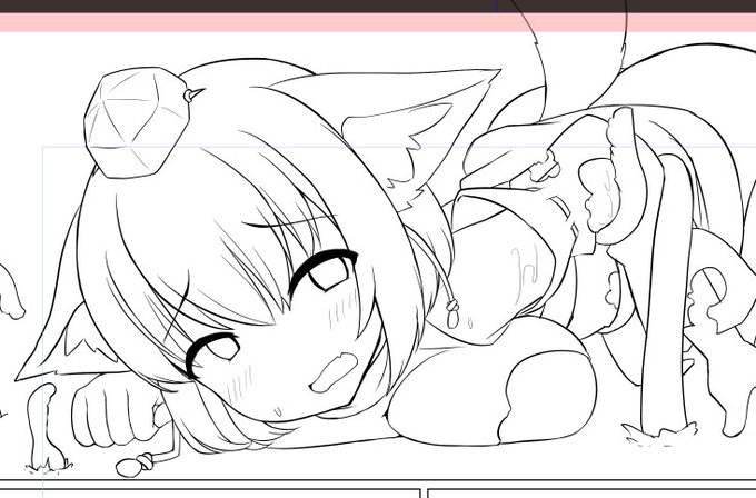 6億7千万年ぶりに椛ちゃん描いてる 