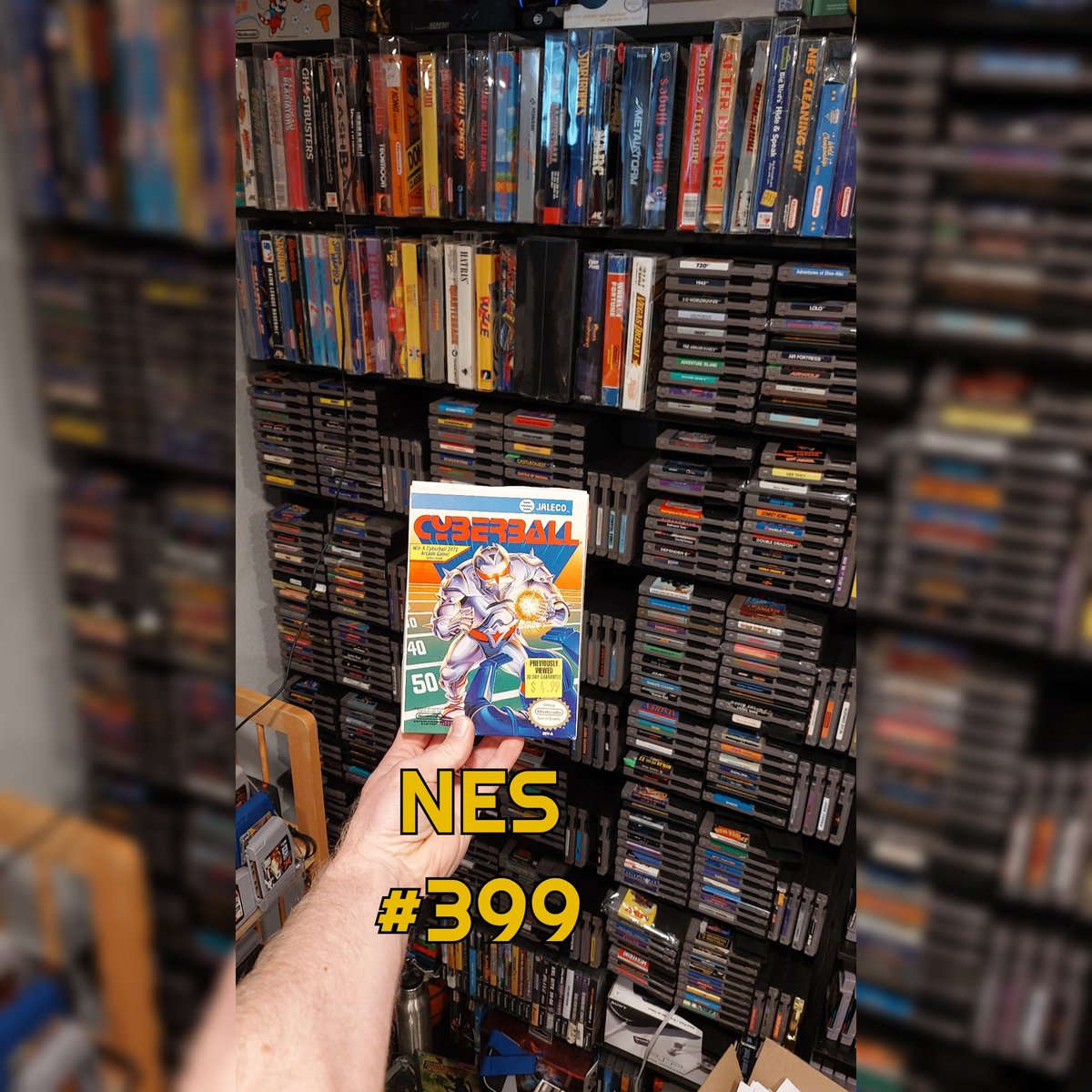 PureRetroCO1's tweet photo. NES game #399. Probably have to find something epic for #400
Streaming retro weekly at
https://t.co/g3ScKWmq86
#nes #nintendo #retrogaming #retrocollective #cyberball #cib #SupportSmallStreamers #SmallStreamersConnect #SmallStreamersConnectRT https://t.co/TFRuOD7sbI