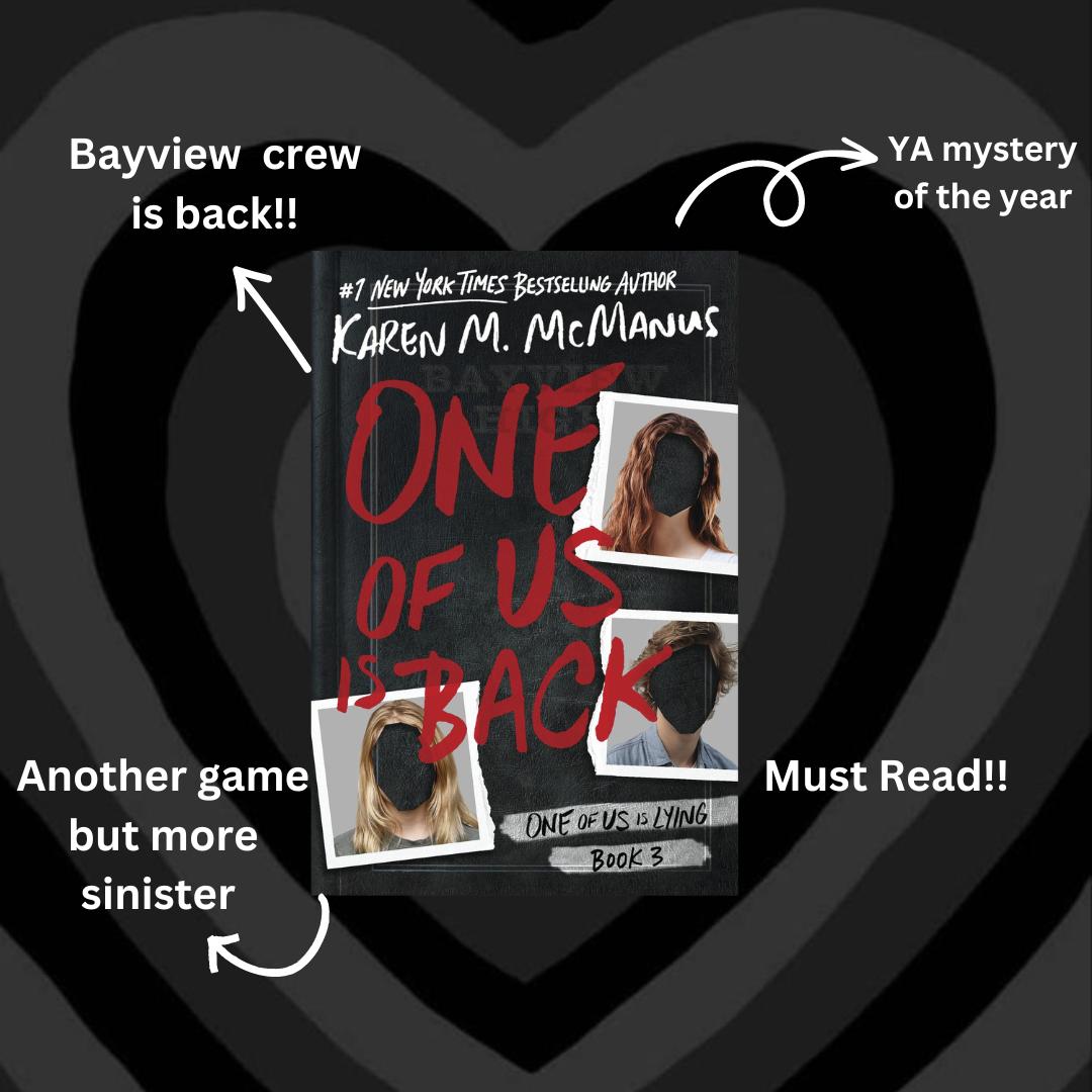 sohyalspen's tweet photo. Final installment of "One of us is lying" series by Karen M. Mcmanus. I'd say the last book was the best of the three!
Read my review here:
https://t.co/K2Fqig70rU
#oneofusisback #WritingCommunity #BookReview #BookRecommendations #BooksWorthReading #bloggers #mystery #fiction https://t.co/3NdGhchOWk