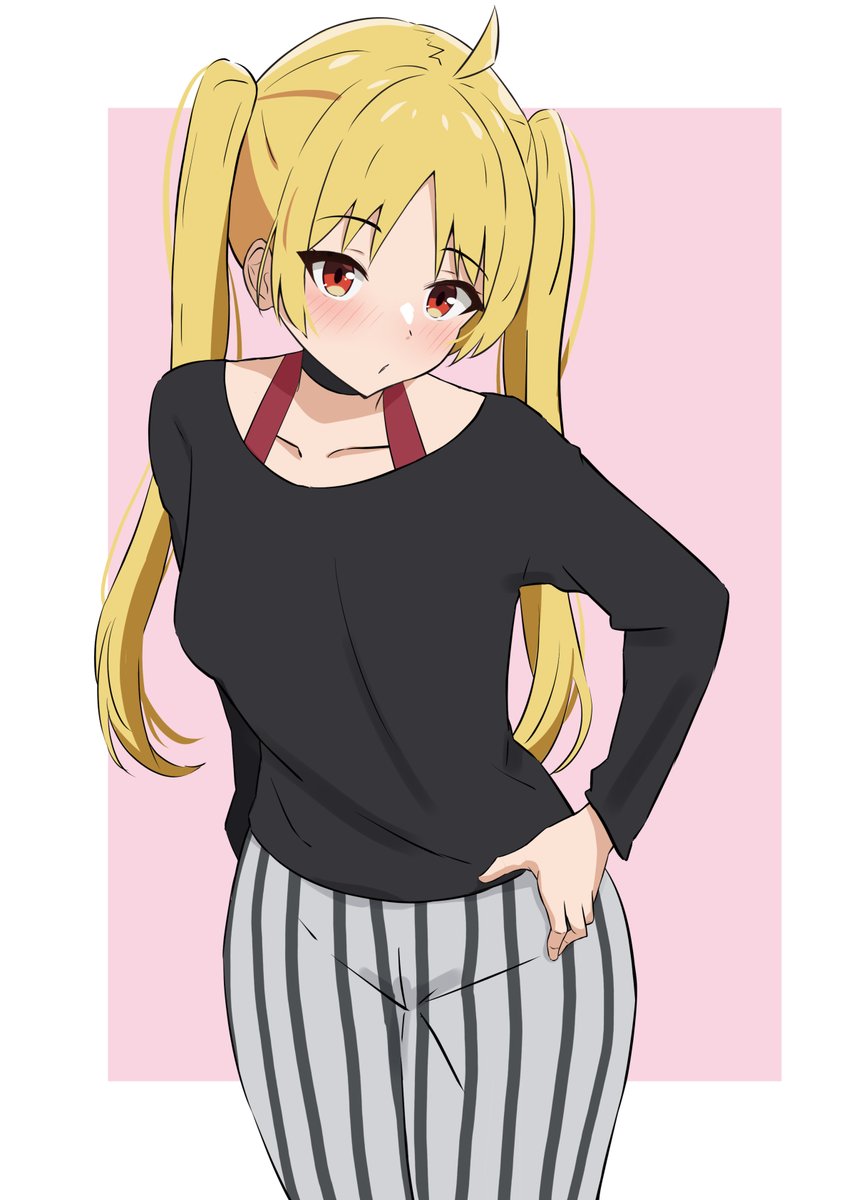 伊地知虹夏 「ツインテ星歌さん  #ぼっち·ざ·ろっく」|あめのっちのイラスト