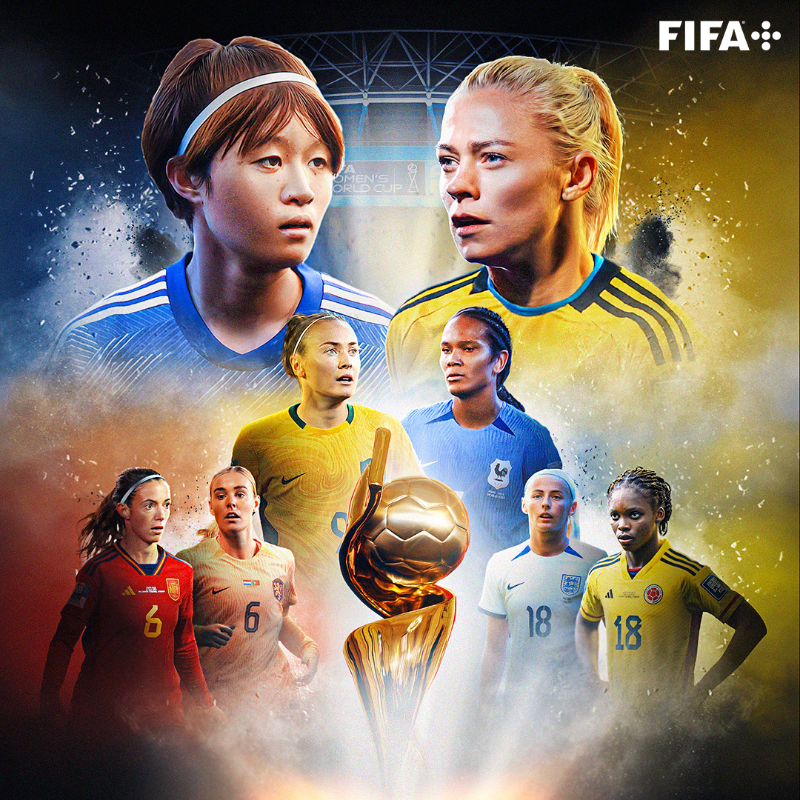 FIFAWWC's tweet photo. 𝚃𝙷𝙴 𝙻𝙰𝚂𝚃 𝙴𝙸𝙶𝙷𝚃 🔥

Who will be heading to the Semi-finals? 🇦🇺🇫🇷🇯🇵🇸🇪🇪🇸🇳🇱🏴󠁧󠁢󠁥󠁮󠁧󠁿🇨🇴

#FIFAWWC | #BeyondGreatness