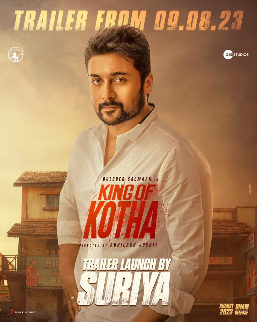 #KOKTrailer tomorrow!🔥

#KingOfKotha #DulqerSalmaan