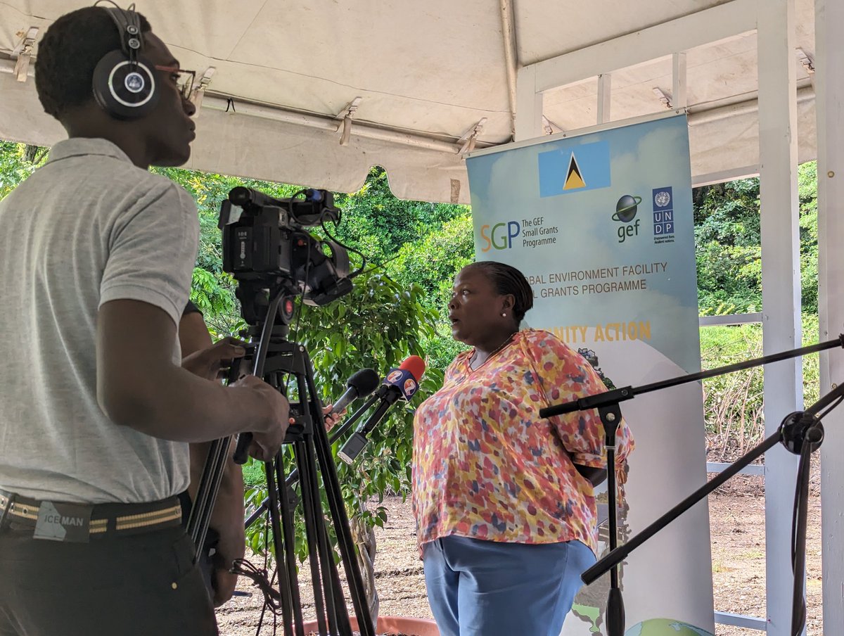 RhyesaJ's tweet photo. Today one of the armies in the gender based violence war, Raise Your Voice Saint Lucia after years of tireless work has broken ground on a significant resource. https://t.co/a16i7fbwaR