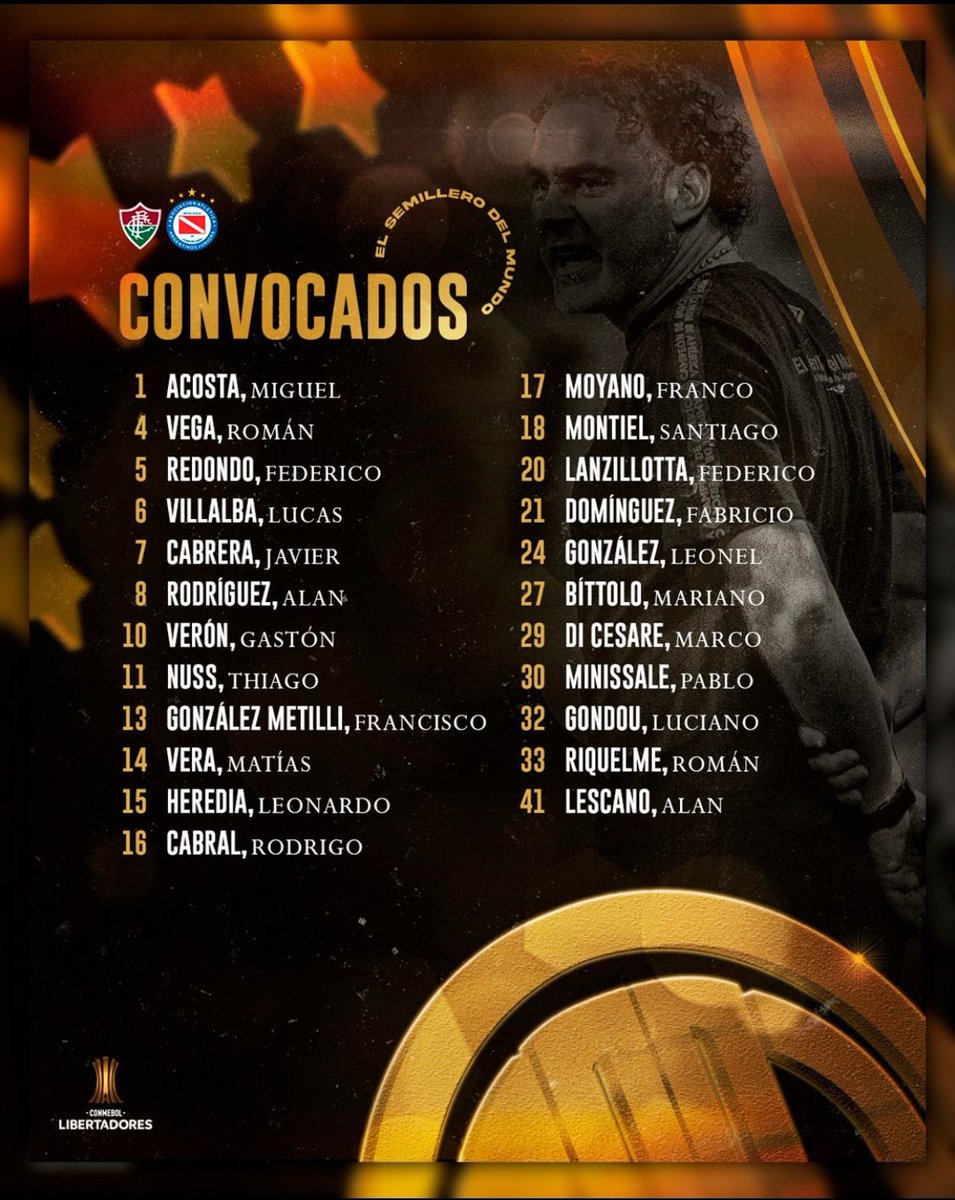 הגיע יום המשחק של קופה ליברטאדורס! משחק סיבוב ה-16, רגל שניה. 
🏆 קופה ליברטאדורס
🆚 פלומיננסה (🇧🇷). 
🏟 אצטדיון דיאגו ארמנדו מראדונה. 
⏰  🇦🇷19:00/🇮🇱+1 01:00  
⚖️ אלקסיס הררה 🇻🇪
📺 Fox Sports 2   
#VamosBicho #AAAJ 
#BichosPorElMundo
#SemillerodelMundo
🐞🐞🐞🐞🐞🐞