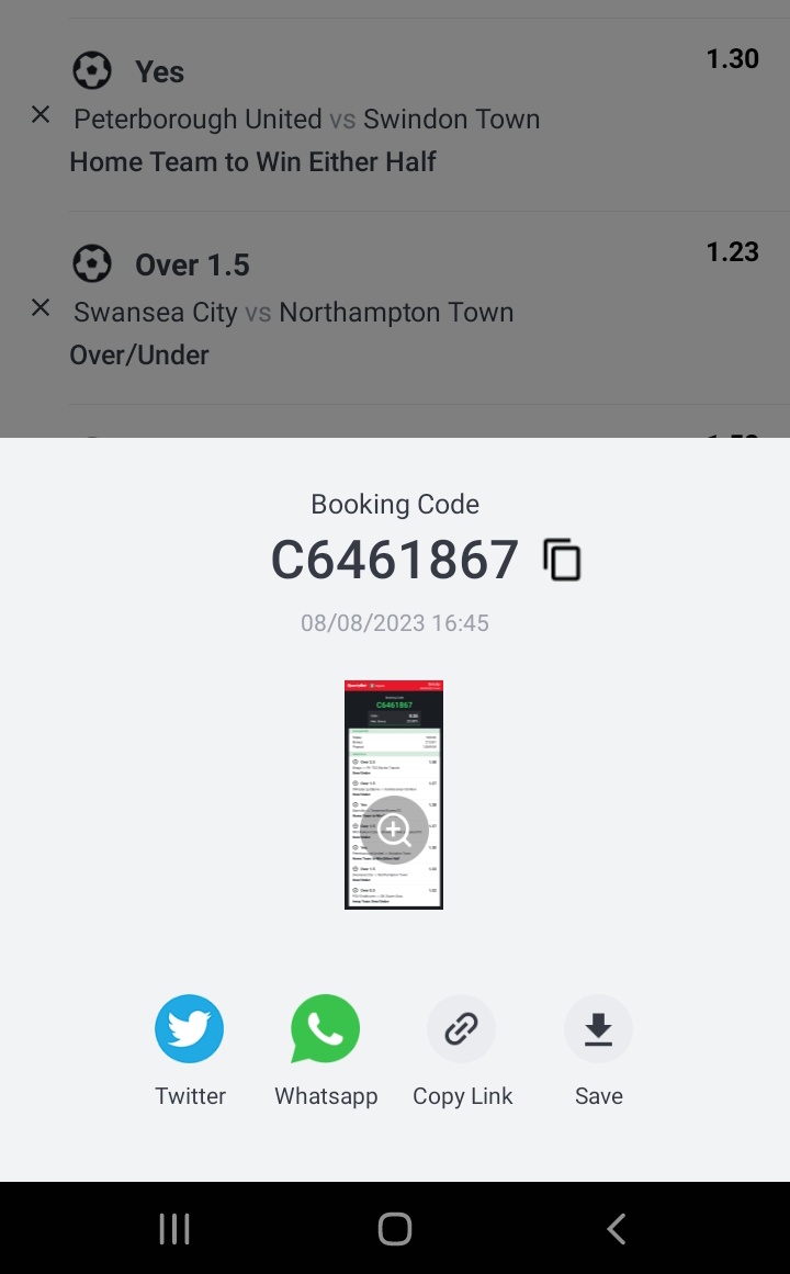 PhollySmart's tweet photo. 8odds banker 💯 sportybet

Code: C6461867 https://t.co/HICVhVQzuW