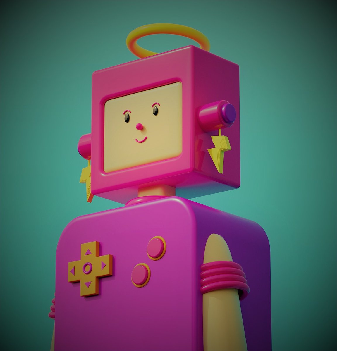 KushalG55081865's tweet photo. My third #3d creation in blender--> The gamer robo 😍
#nafaya3d for awesome tutorials.
#blender #blender3d #learningblender #learningblender3d #learning3d #learninganimation https://t.co/Zls0Ofx0Pc