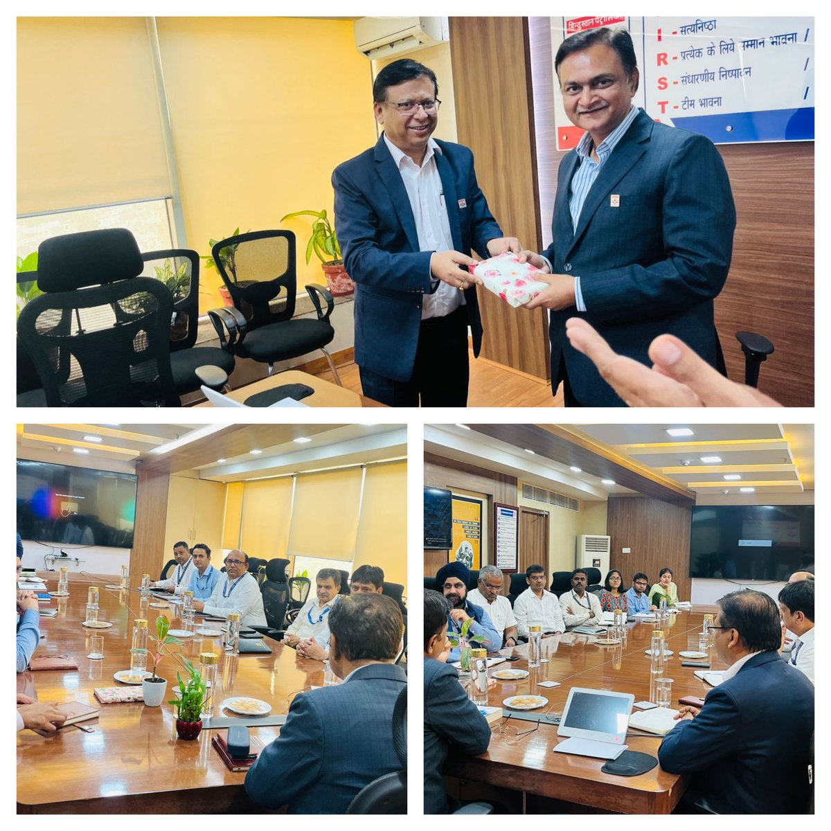 NZLPGSBU's tweet photo. @Dharmendra_1967 @anujjain1906 @HPCL @HPCL_LoniLPGRO @hpgasdelhi @HPCL_JAMMU_LPG ED-LPG Shri Anuj Jain visited North Zone,interacted with the employees and extended his guidance to perform excel. We thank you Sir. https://t.co/RqM5oaQacX