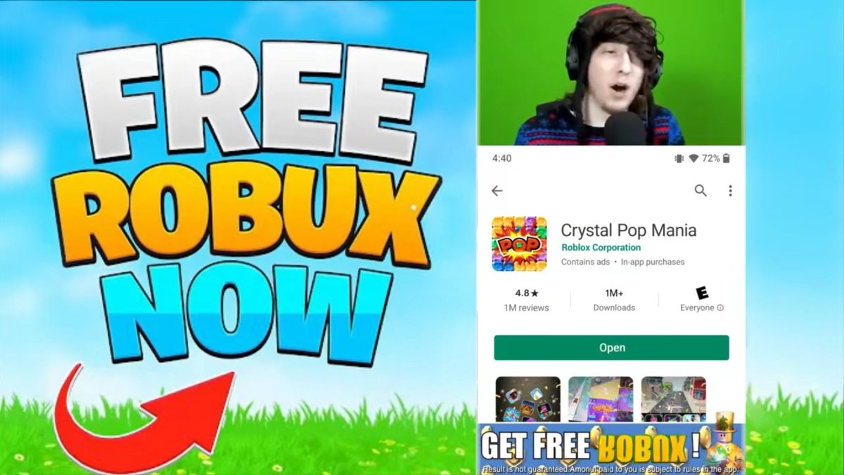 Kylokie_'s tweet image. Roblox scammers should stop using popular roblox youtubers like @KreekCraft to promote their fake robux apps.
This just breaks their reputation and make alot of people are hate on them, bc they think that their favourite yts are scammers.
#StopScamming