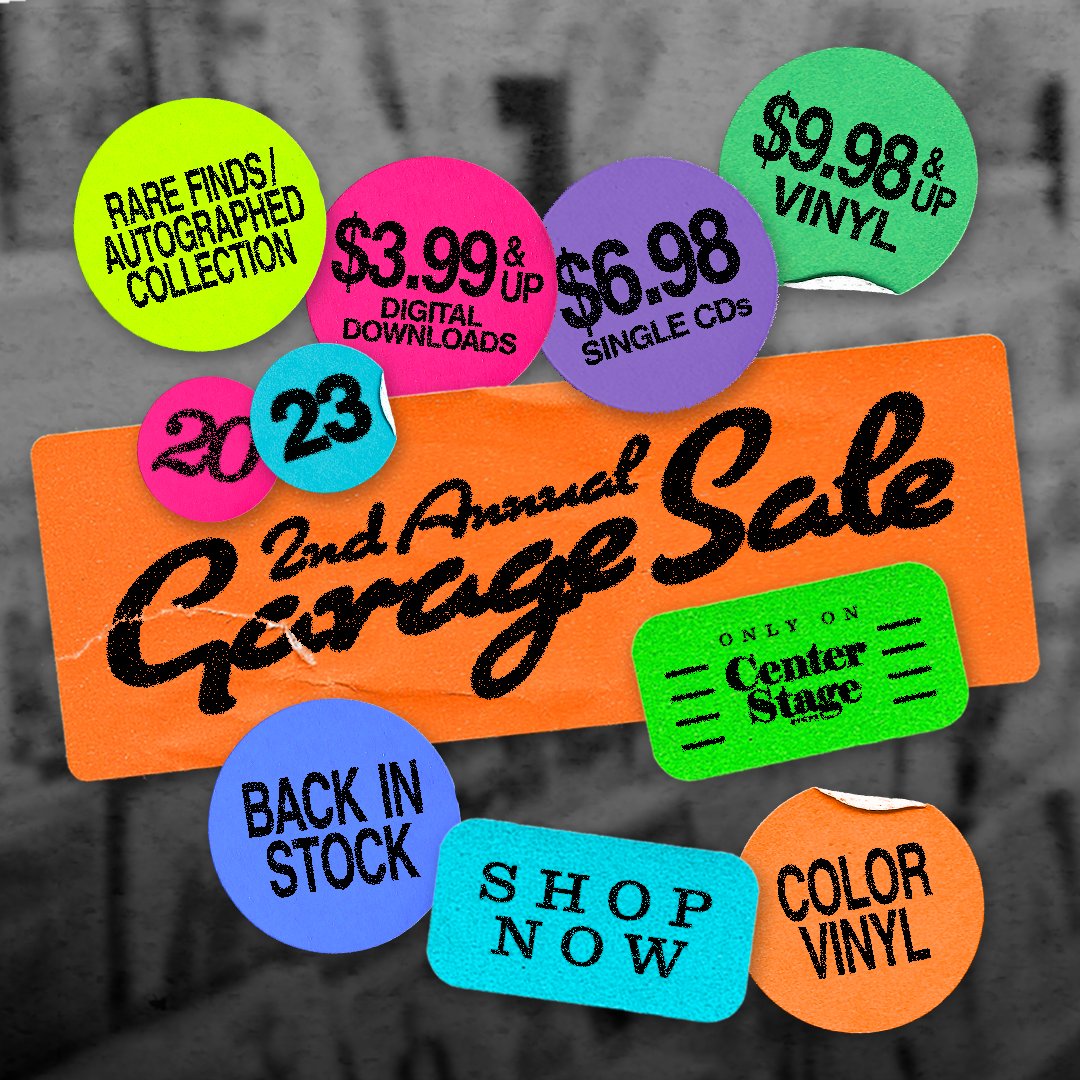 THE SECOND ANNUAL CENTER STATE GARAGE SALE IS HERE! We uncovered one-of-a-kind items for our biggest sale yet. All items are first come, first serve. Dig through the collection here! jazz.centerstagestore.com/pages/2nd-annu… @impulselabel