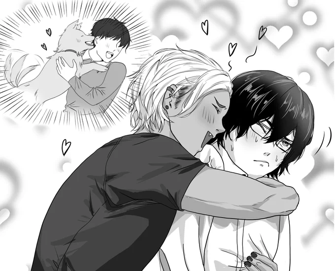 自カプ(BL・百合) ハグの日  それぞれのハグ